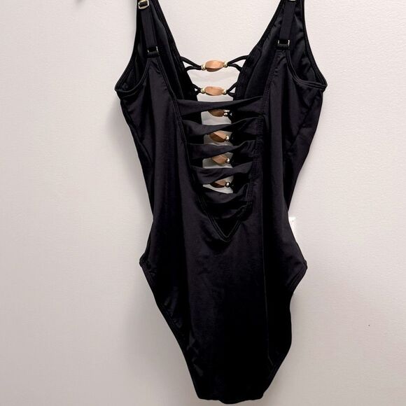 Bleu by Rod Beattie Women's Kore Lace-Up One Piece swimming suit, swimwear 6, 4 - Picture 13 of 14